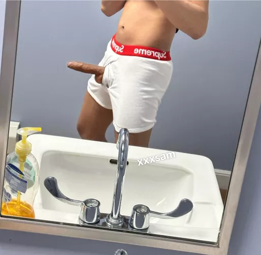 18m-rate my cock n briefs? 😈