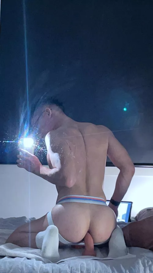 3 hours of dildo play in a jockstrap 🥵