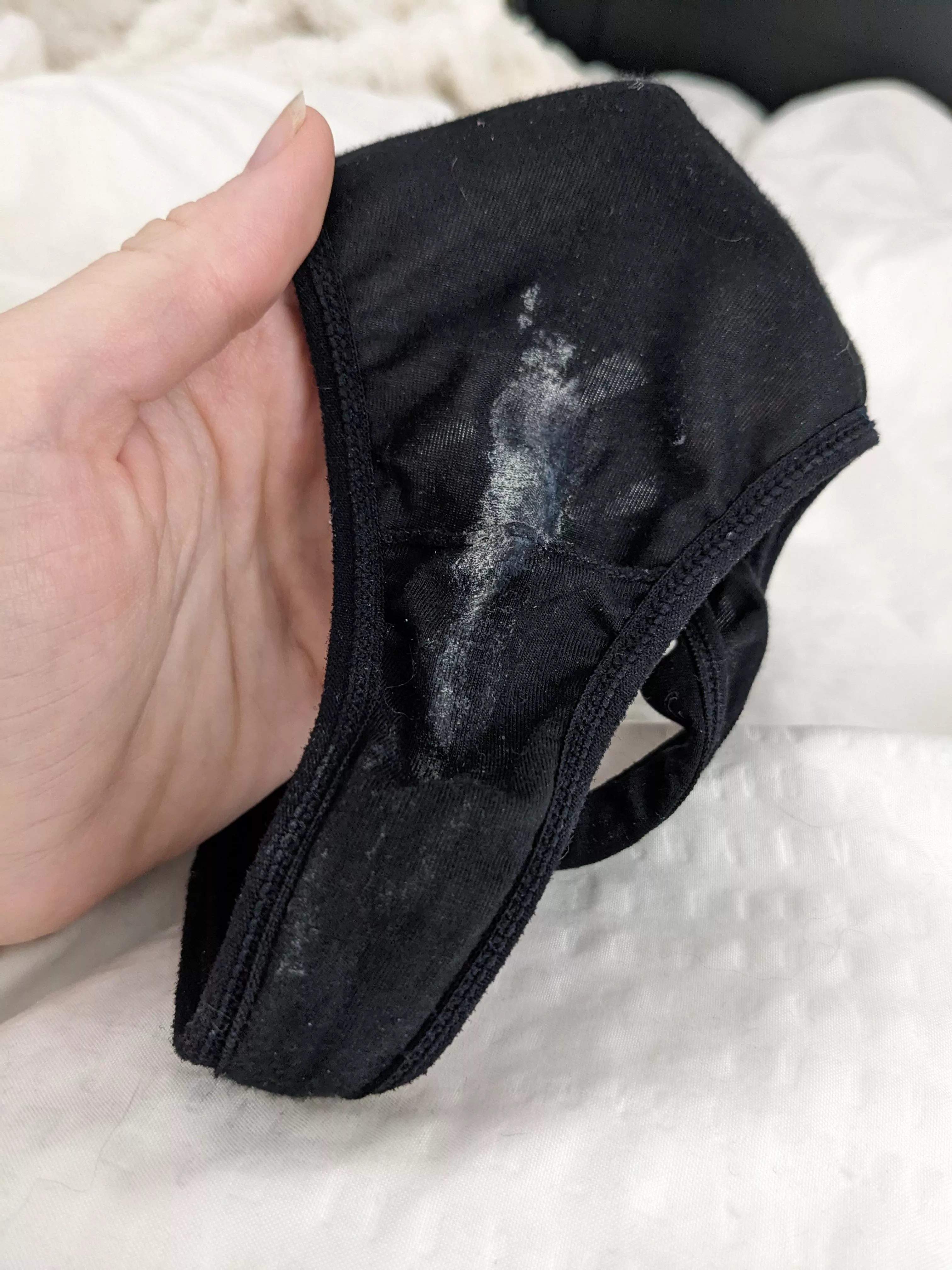 After a very creamy cum yesterday 💦