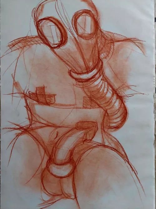 Breath Wave [OC Sanguine Pencil]