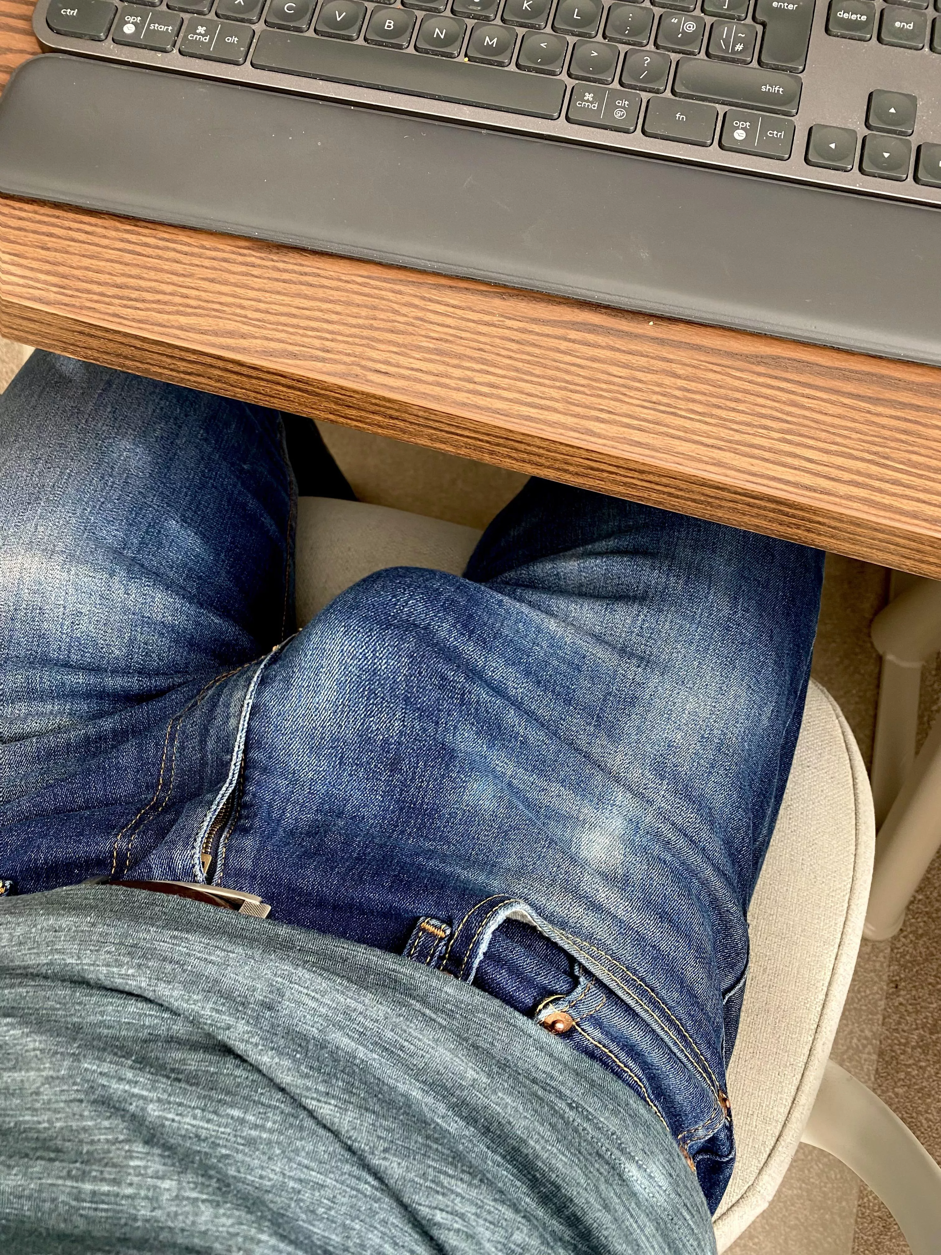 Check out what’s usually hidden by my desk