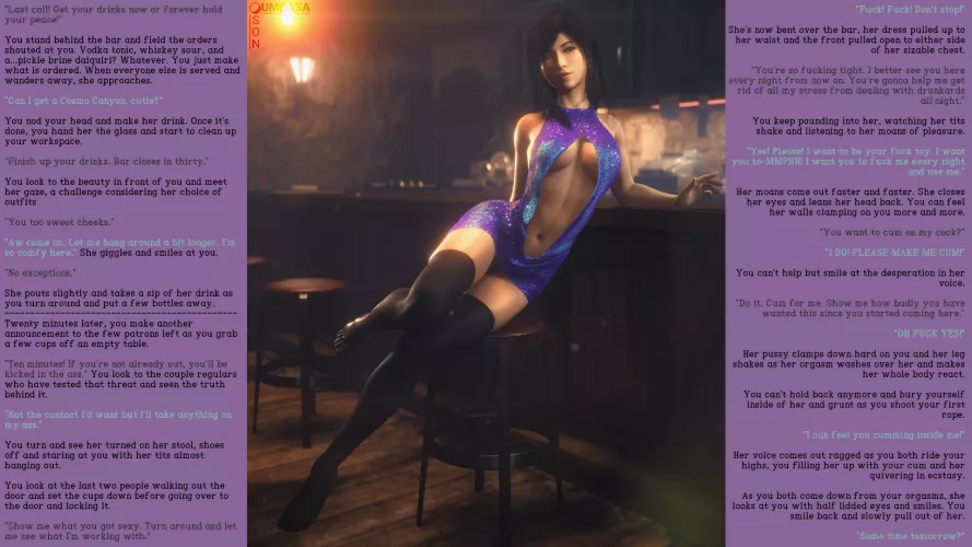 Closing Time [Artist: SonUmbasa] [Public-ish] [Banging the Bartender] [Sexy Outfit]