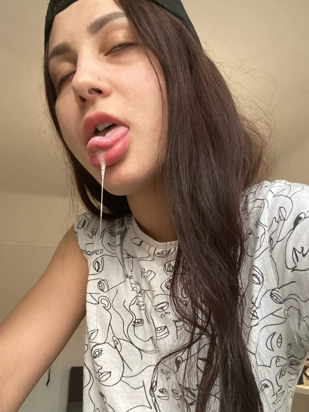 cum and lick this spit, then you can kiss me [oc]