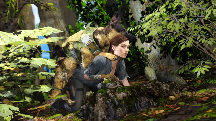 Ellie gets pinned by a WLF doggo, but not for what she's expecting.