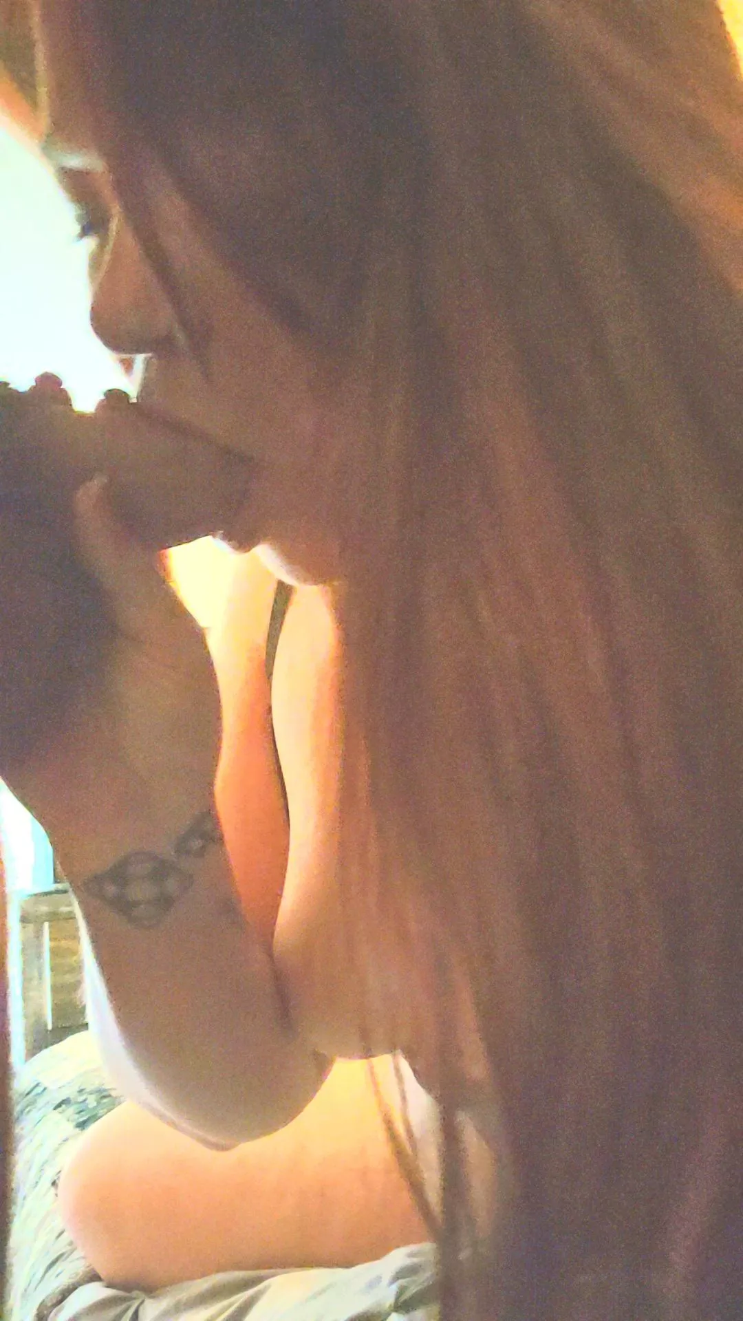 First time sharing a photo where I am sucking someone who isn't my husband.