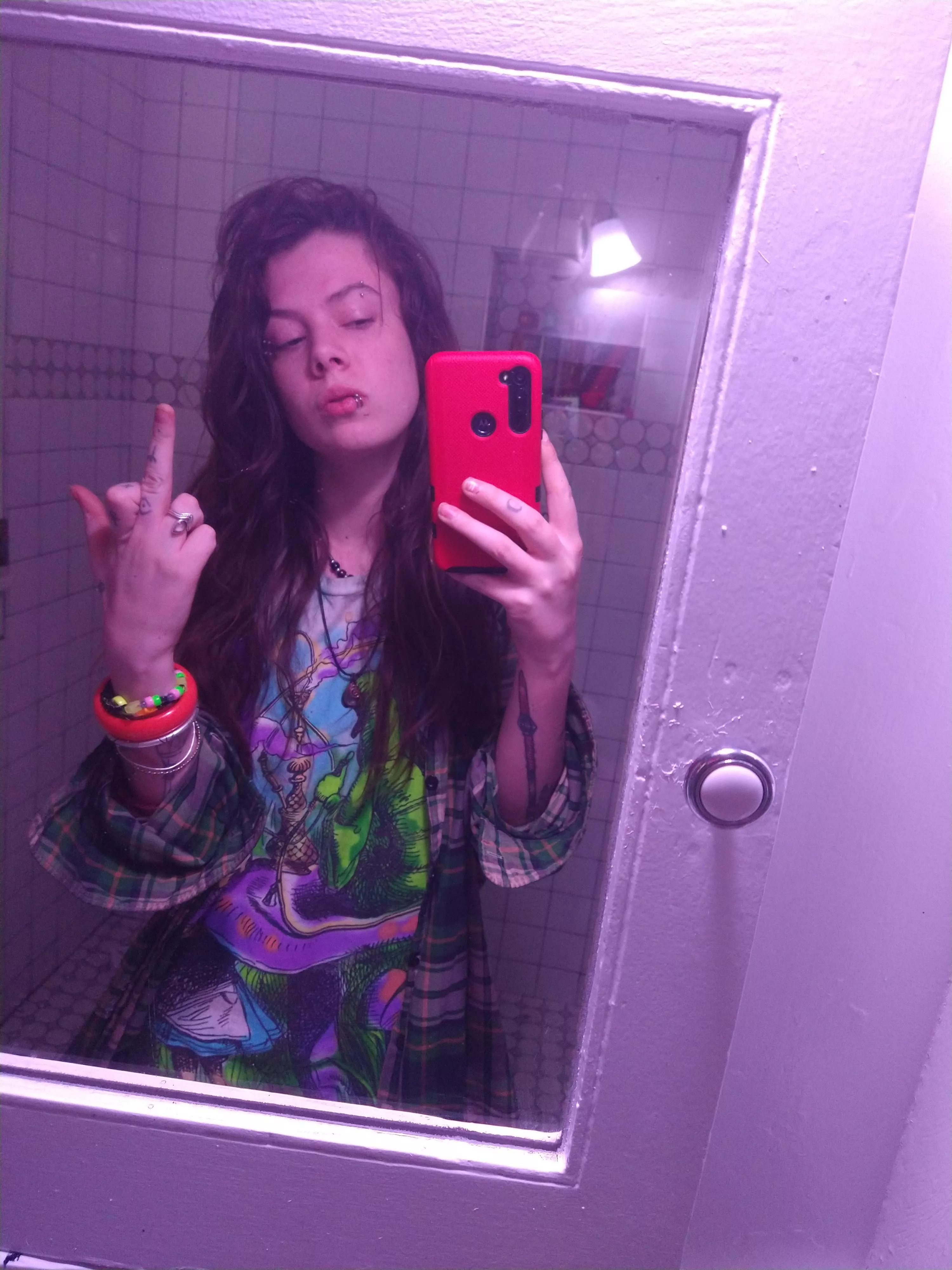 Going to a rave later and fantasizing about letting out some of My aggresion before I get into the pit 😈