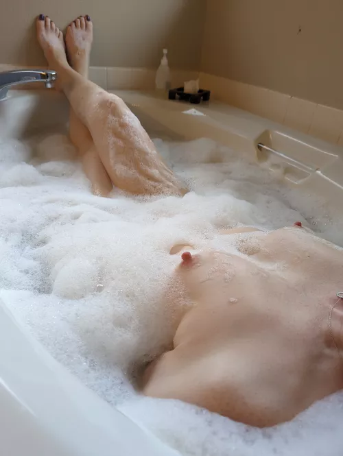 Gum drops in the bubble bath