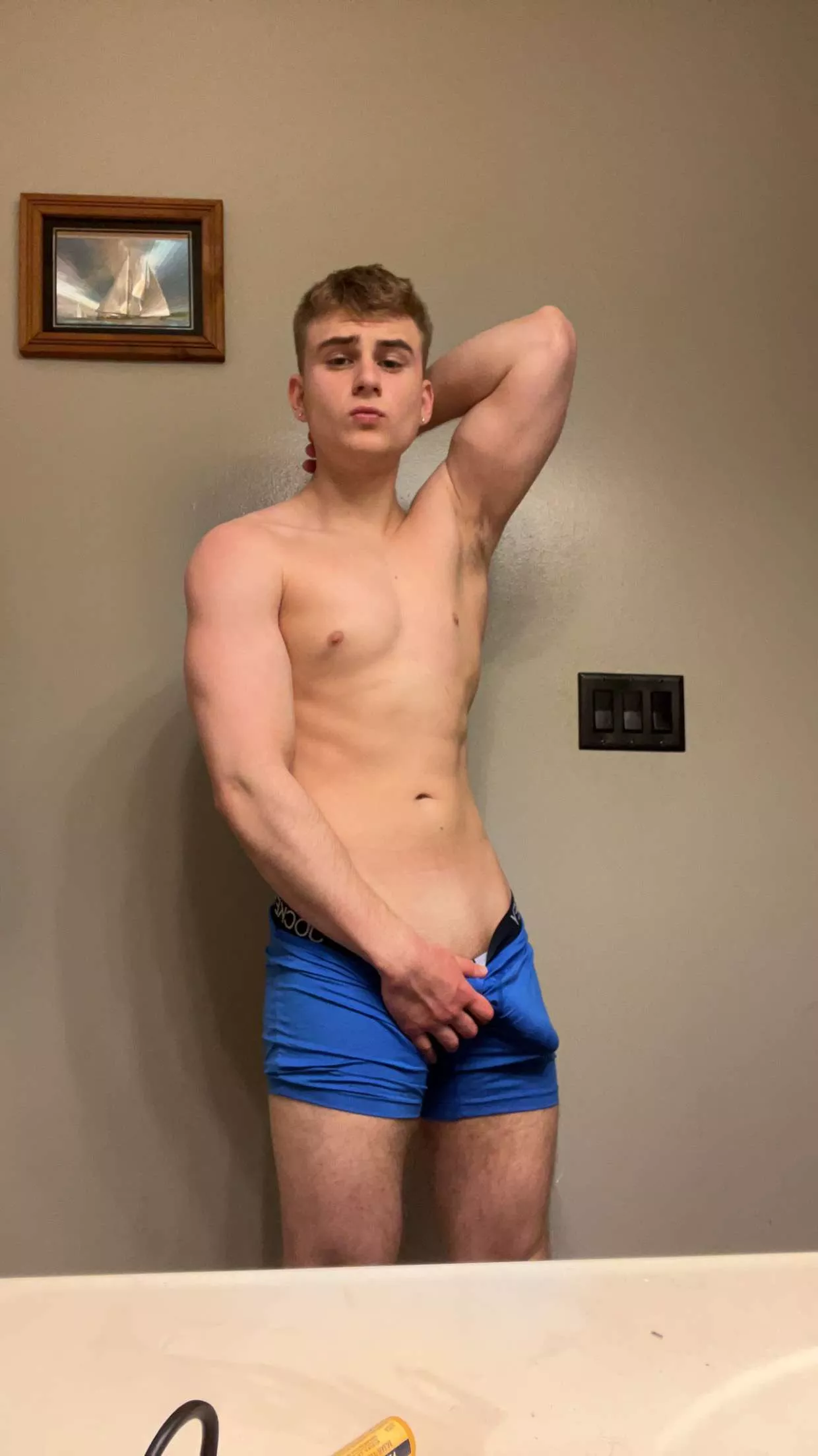 He's still sleep, who's going to wake him?