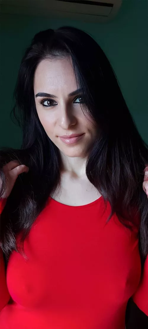 I always feel cute in red