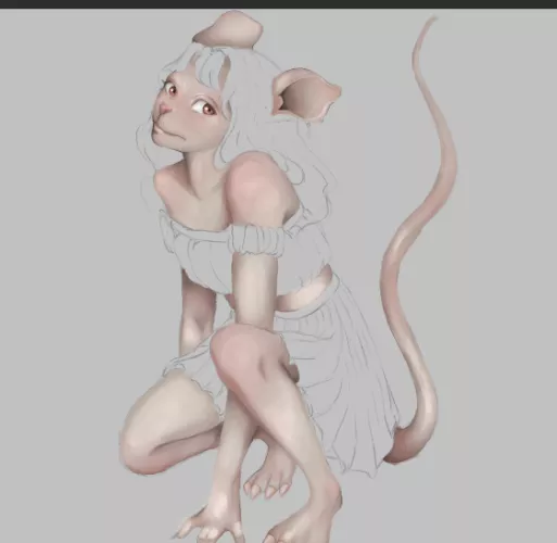 it's coming out great ><