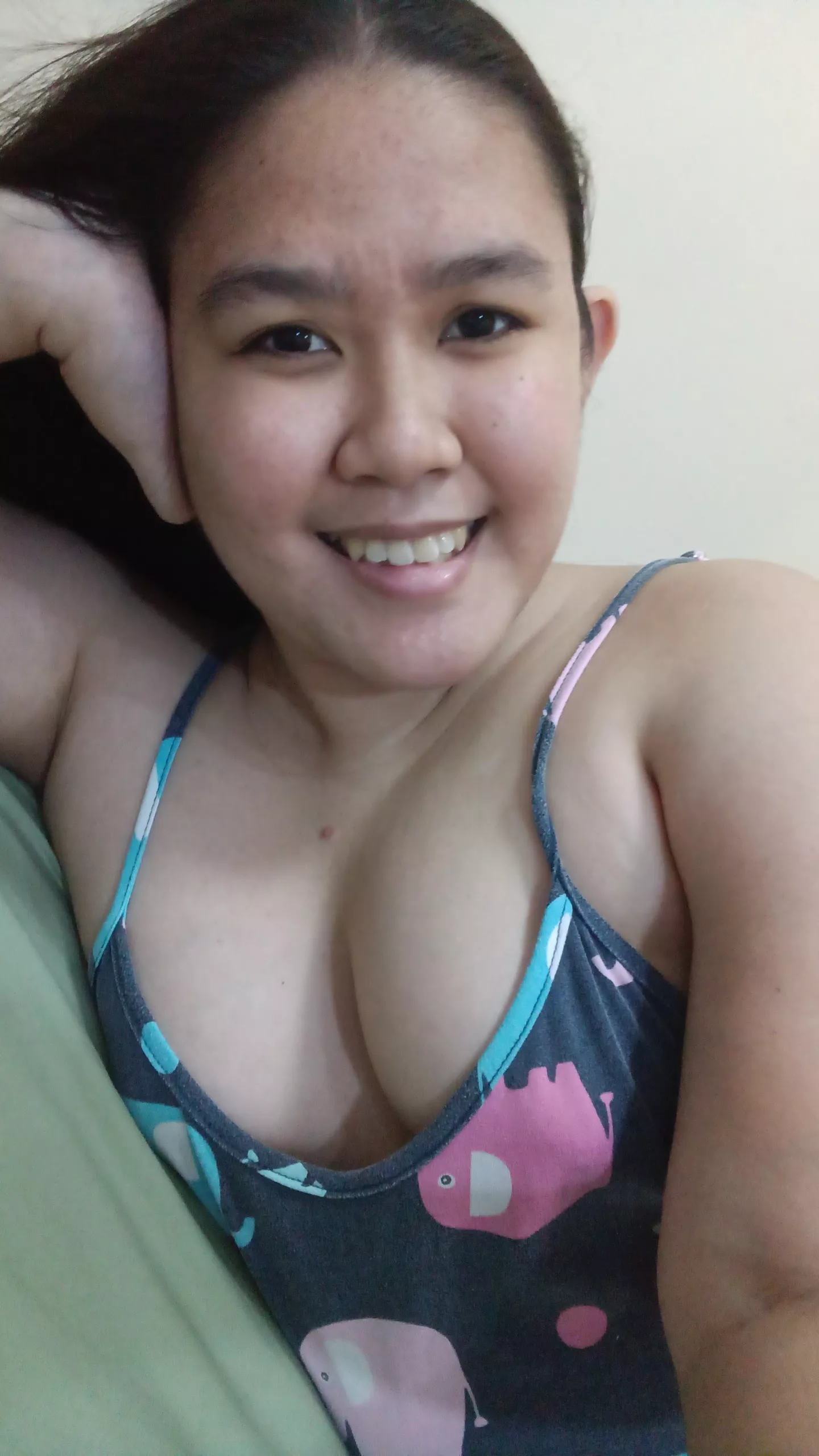 Just relaxing before work.