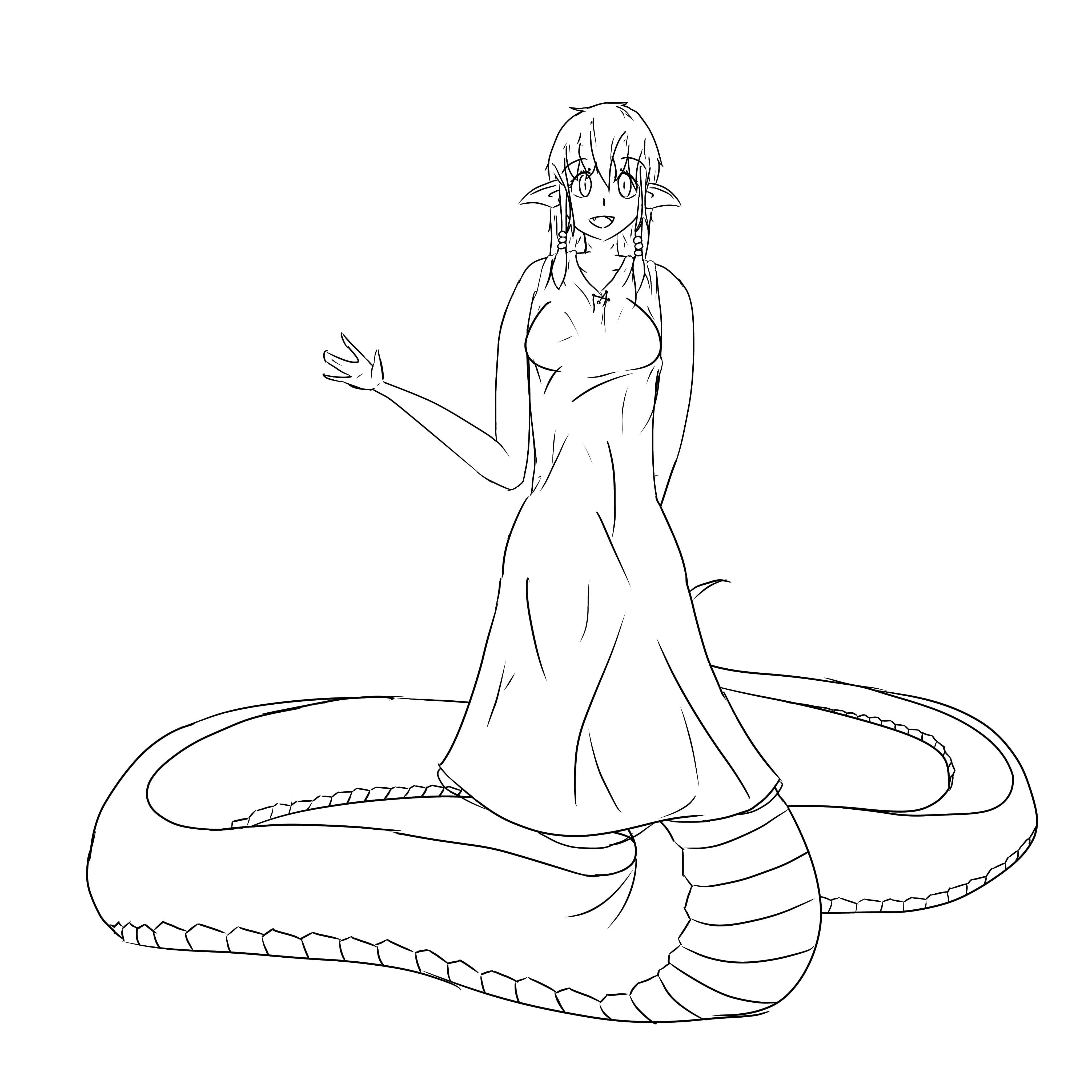 Lamia oc, by me