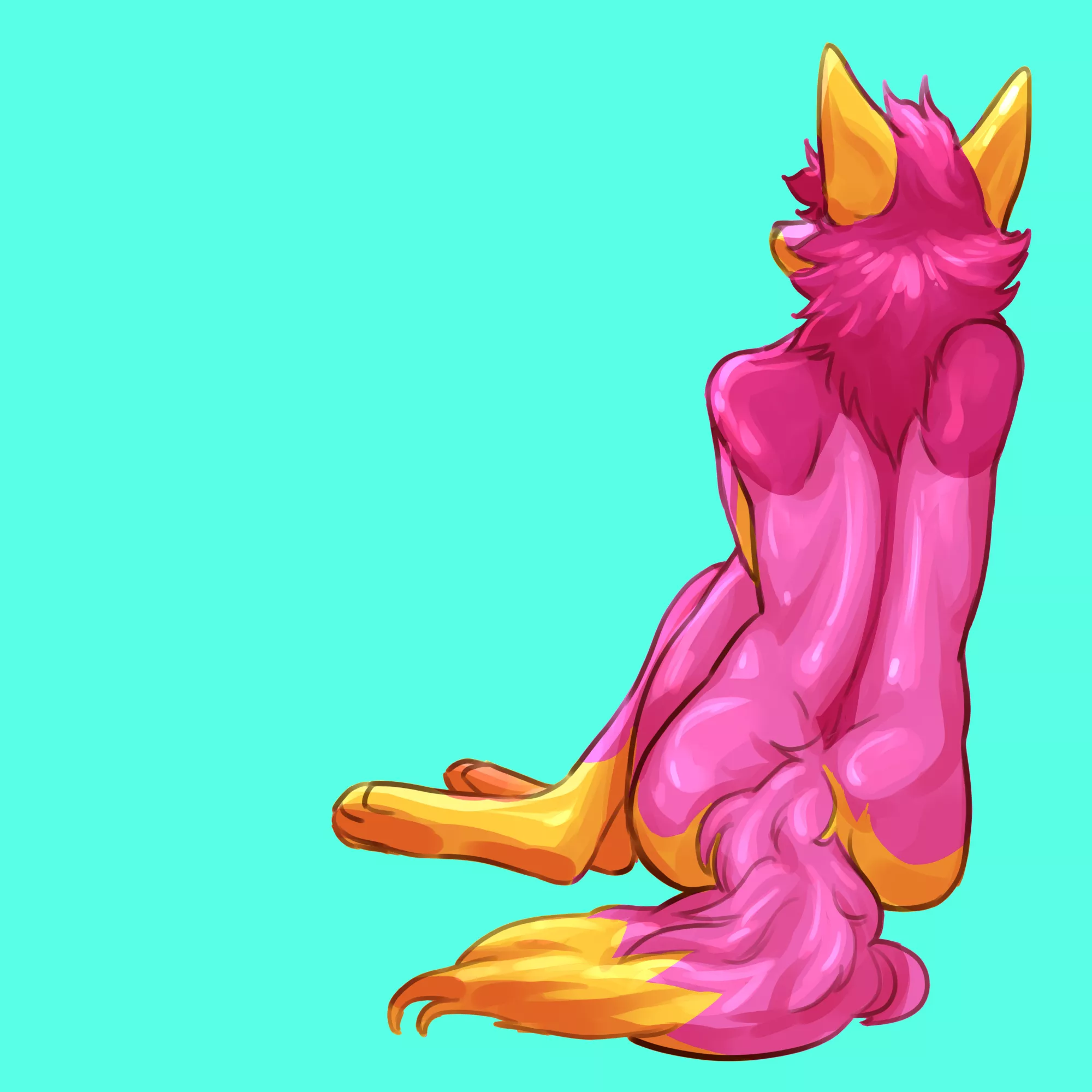 Late Night CMYK Scribble