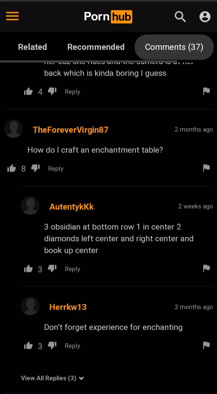 Mans got his priorities straight