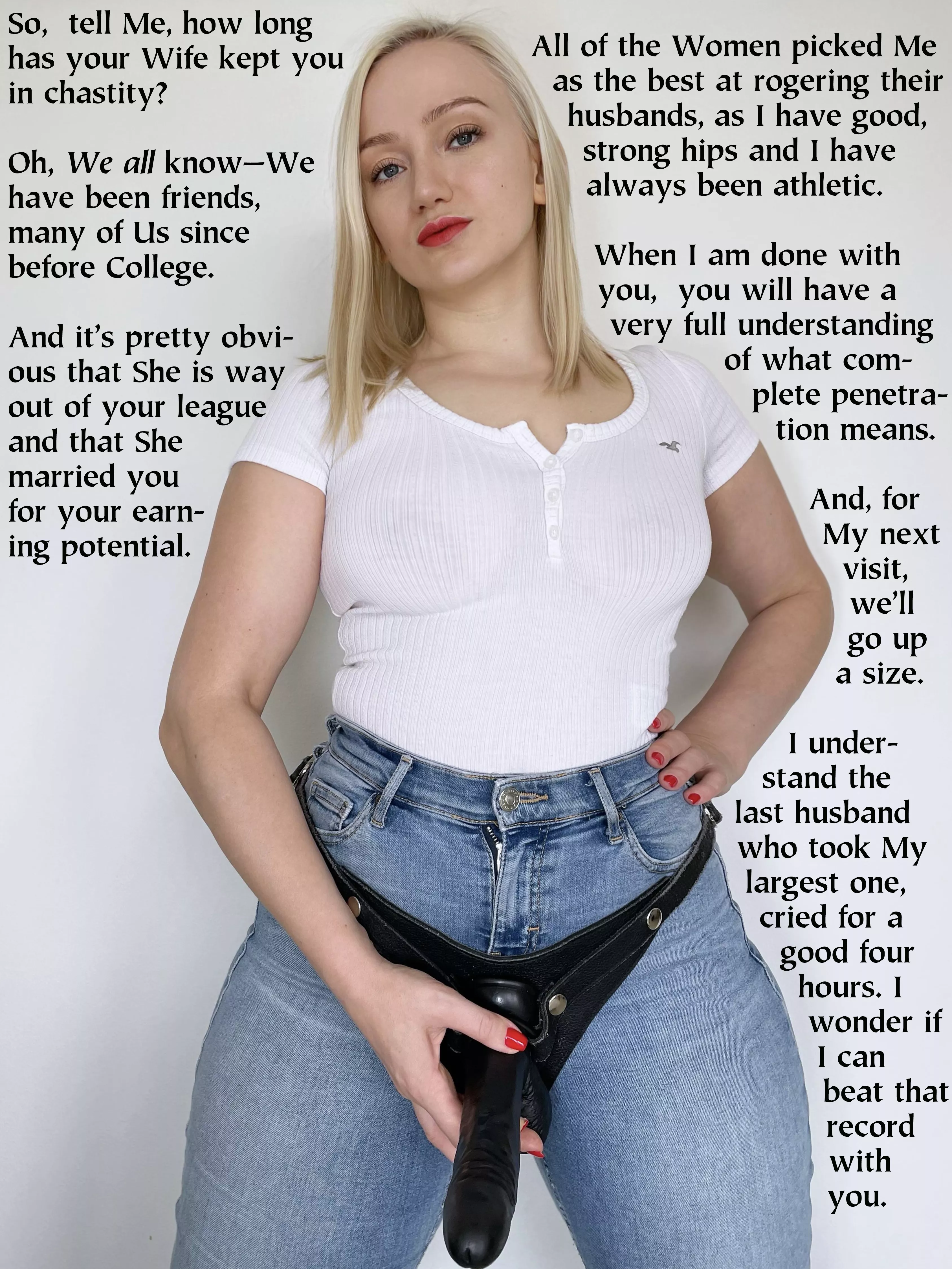 Much of Her athletic prowess came from kicking balls and whacking them with a stick. She will try that option if you are not compliant.