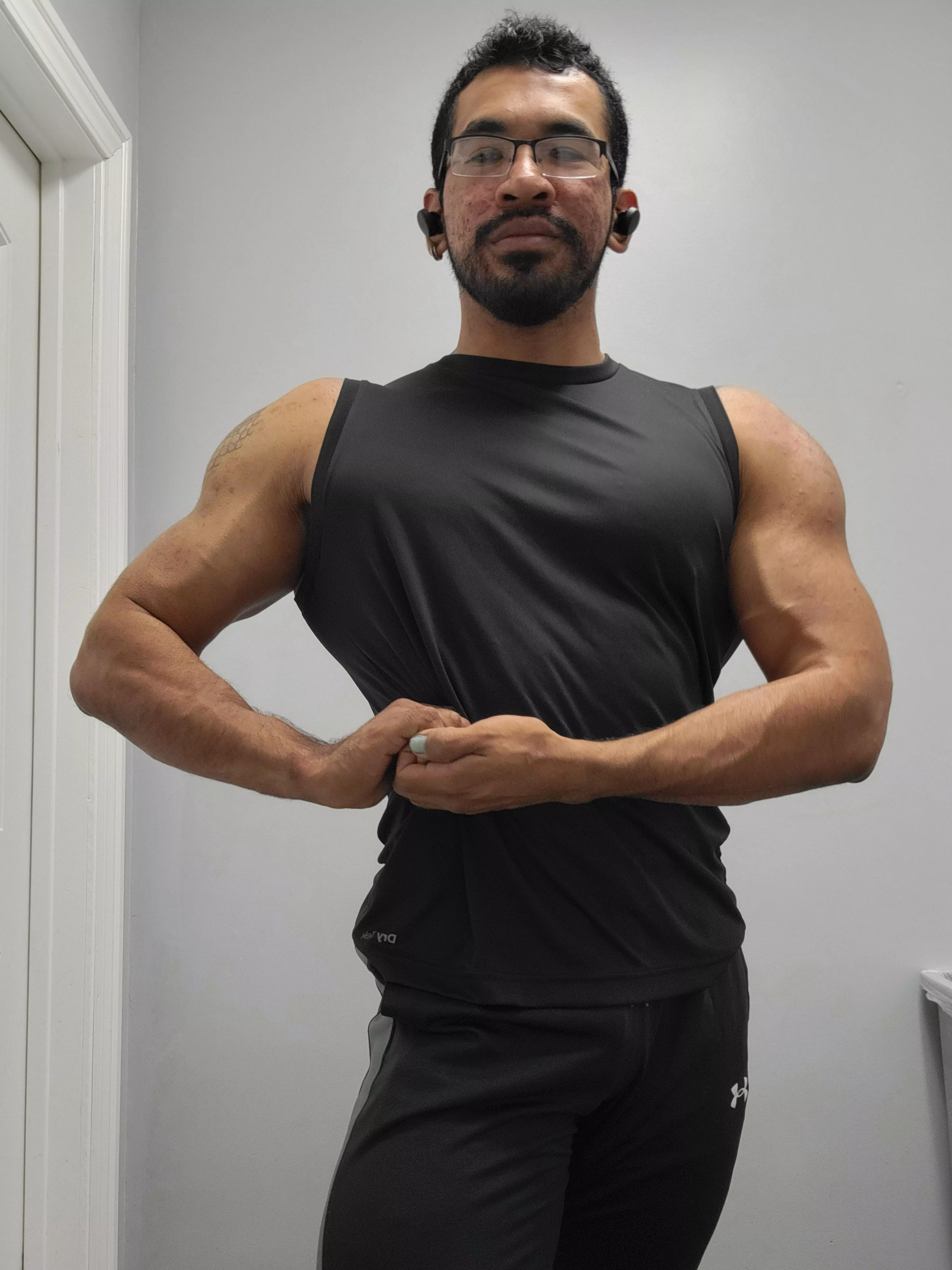 My arms are finally starting to look like I lift