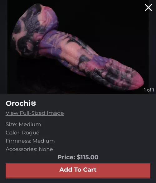 My first BD, Orochi m/m 🐉 Couldn’t resist the color 🥰