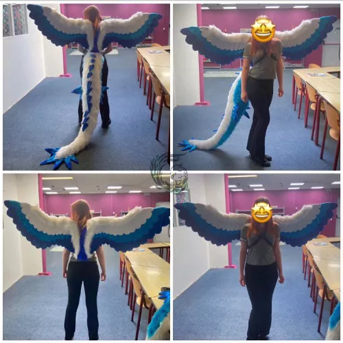 My first Dutchie wings and tail!! 👀