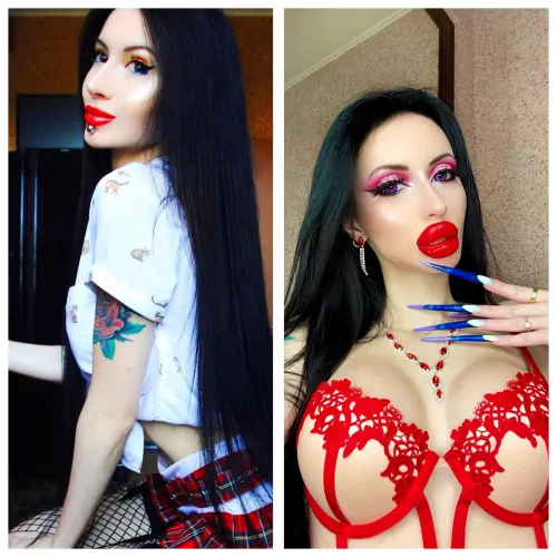 My transformation Left side 2017, right side 2023