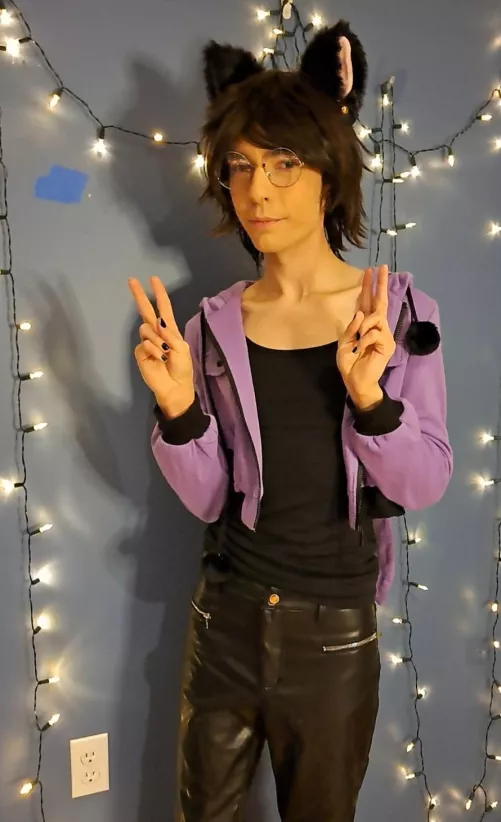 not the typical femboy outfit, still cute tho?