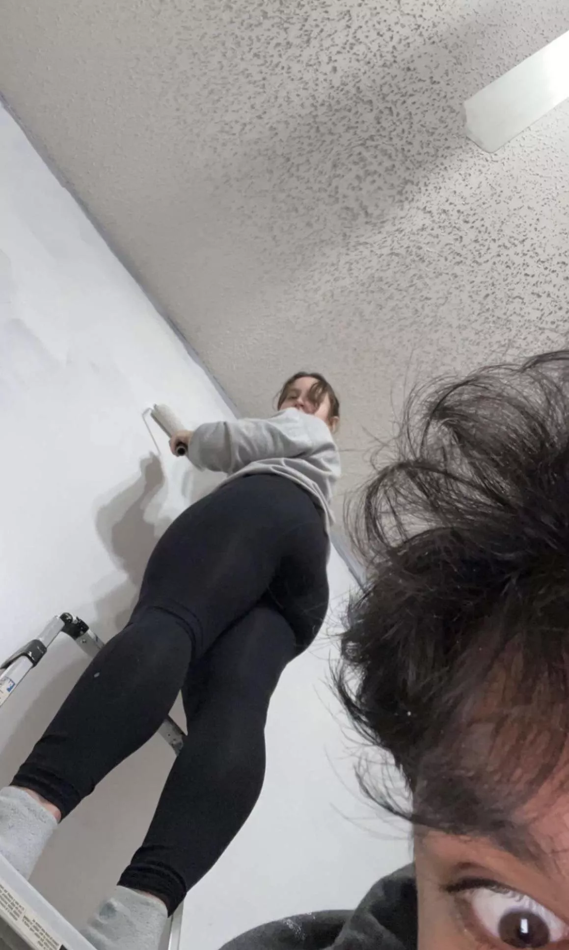 painting a wall nonetheless