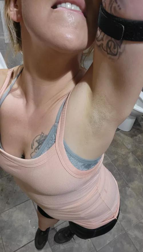 Perfectly hot and sweaty