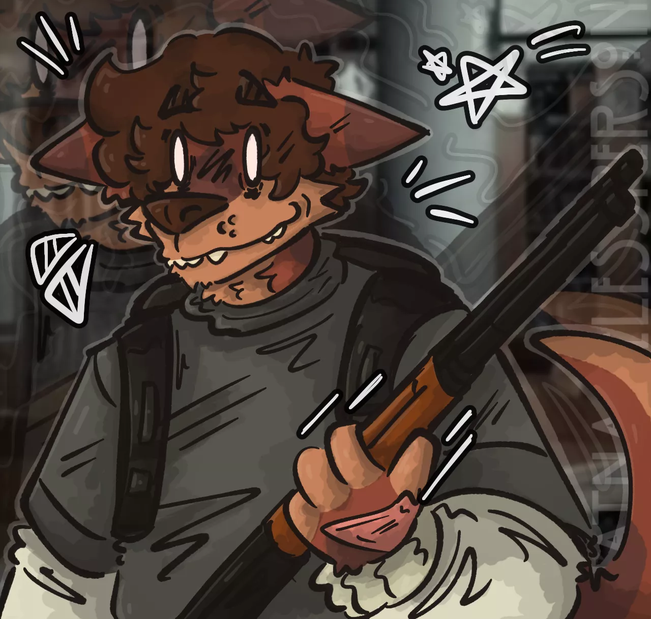 pew pew! (oc) -Art by me-