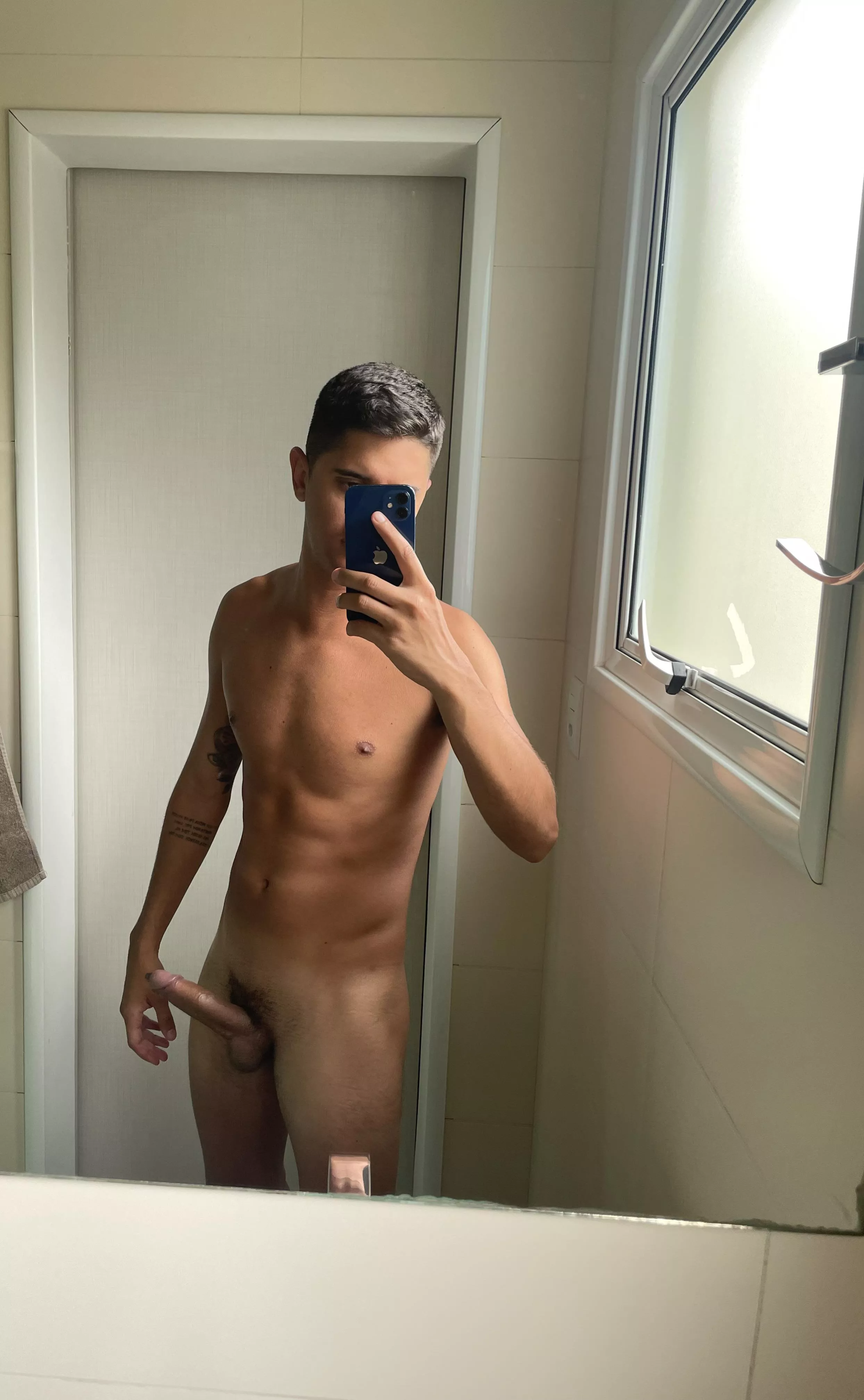 Put it in your mouth before you sit on it