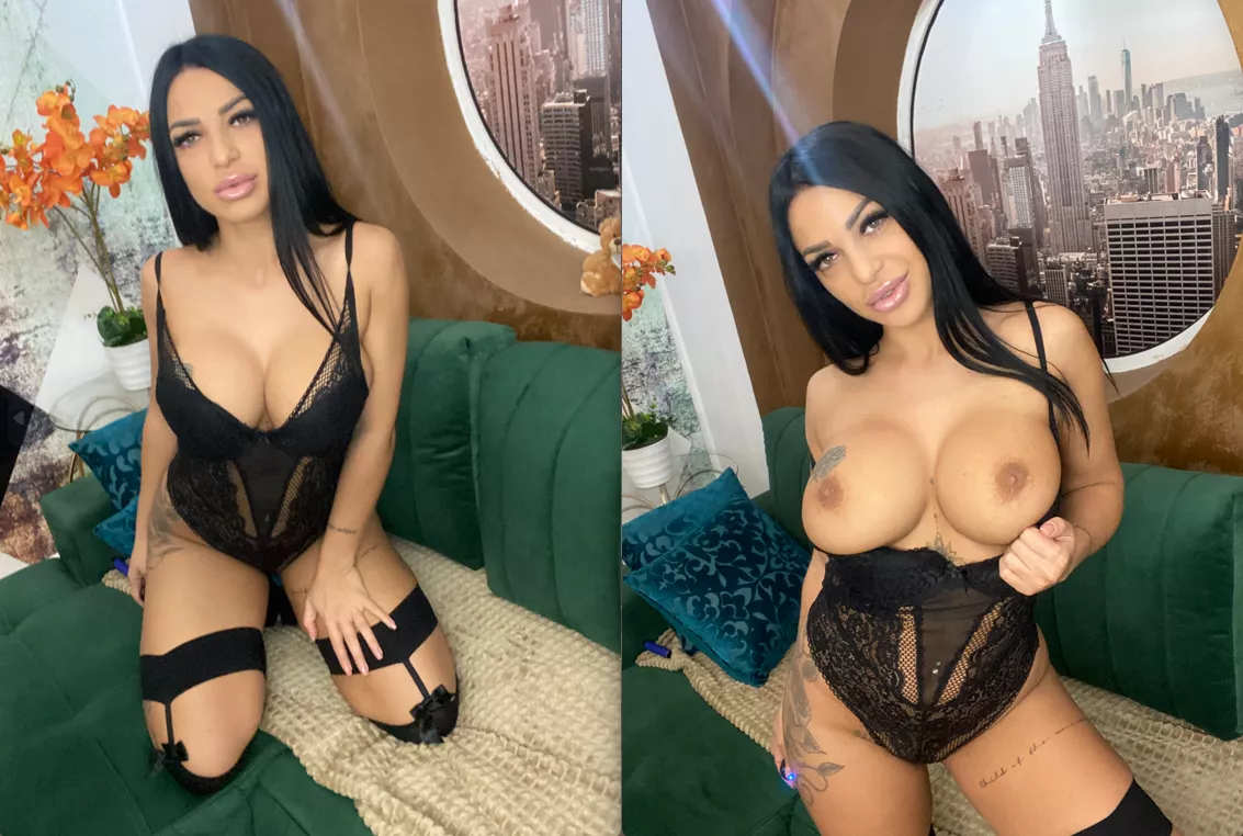 Still busty with and without the top