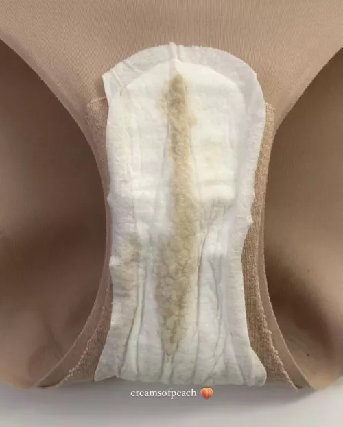 Super juicy panty liner for your sniffing and tasting pleasure.