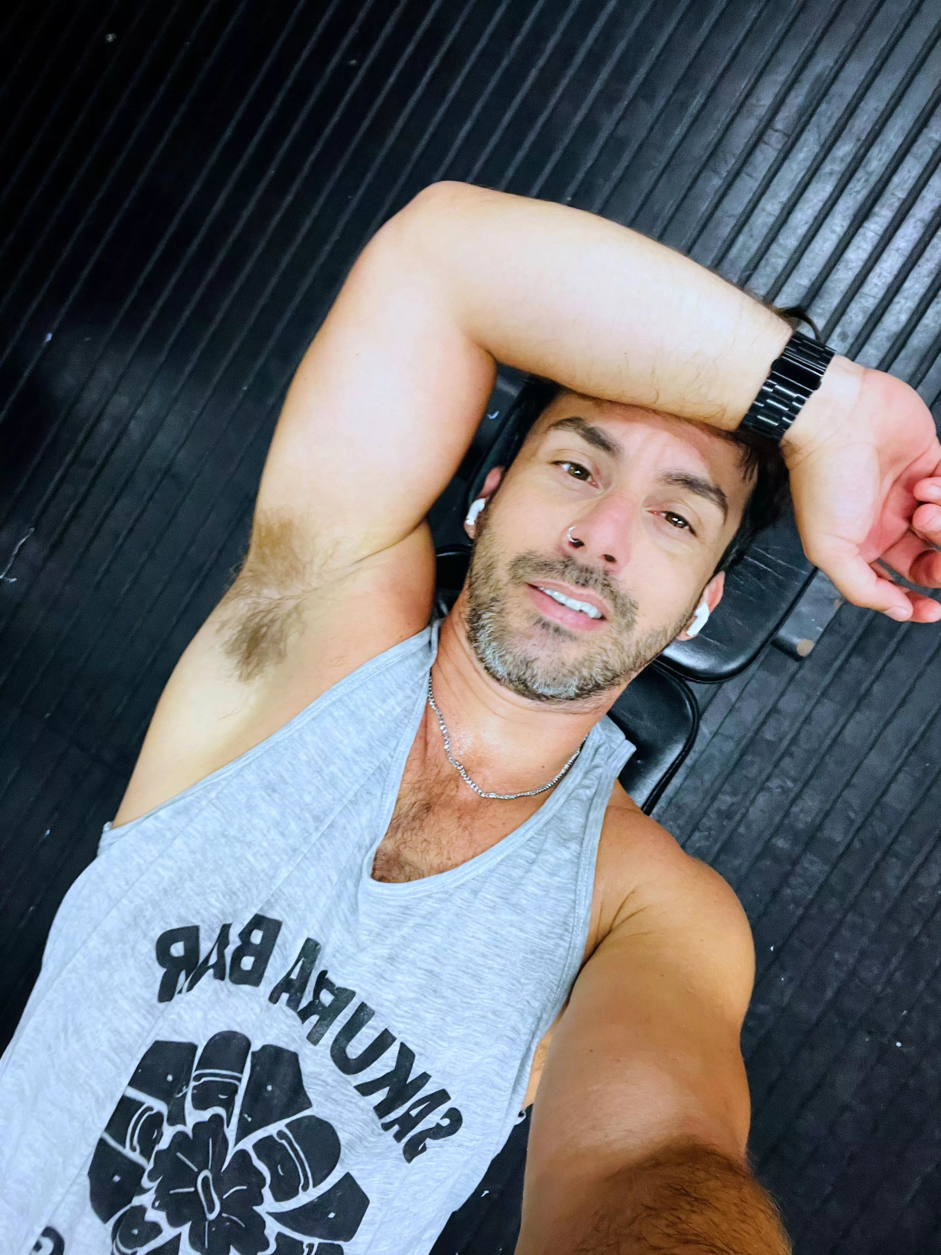Sweaty workout