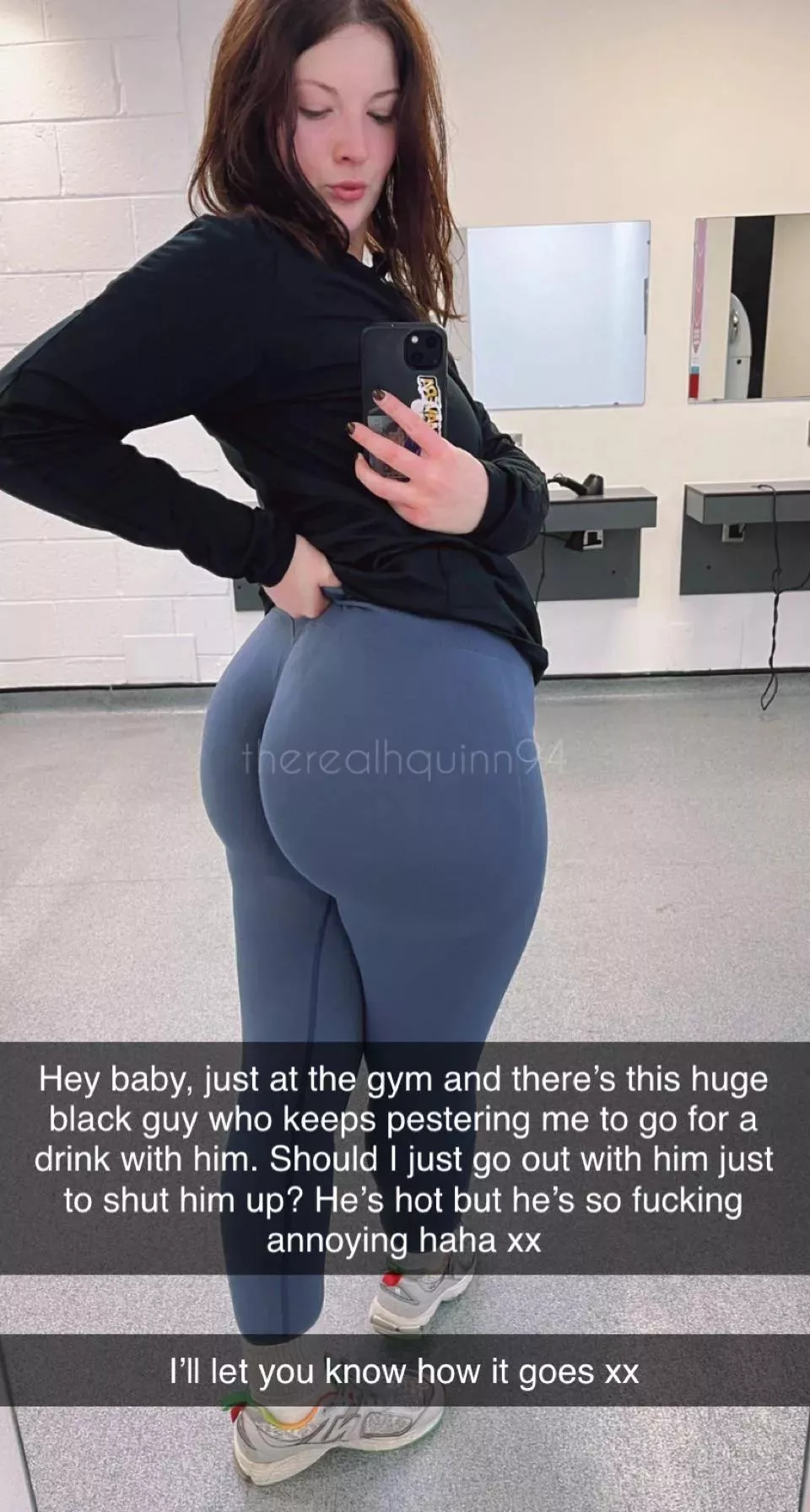 Told her not to wear those pants smh