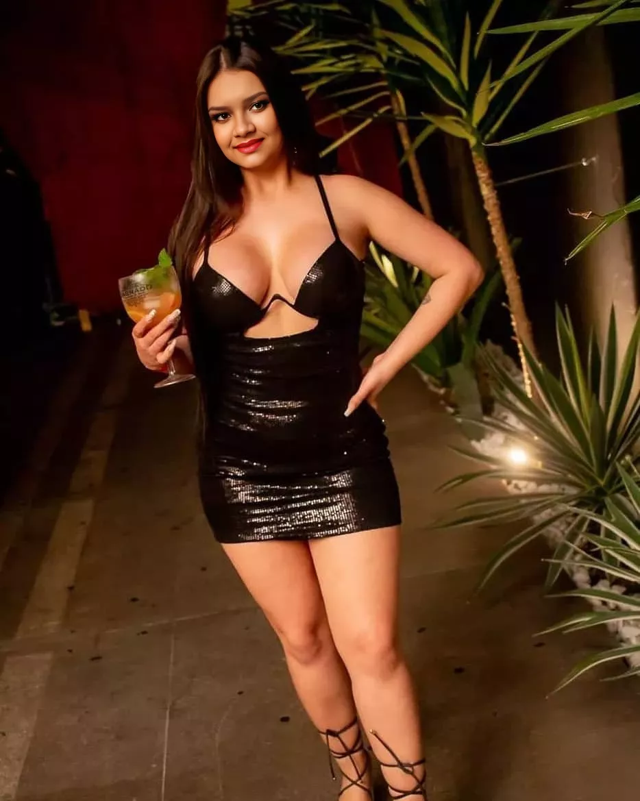 Trying her best to impress her boss