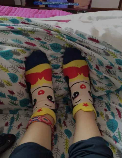 Would you rather take my socks off or leave them on?