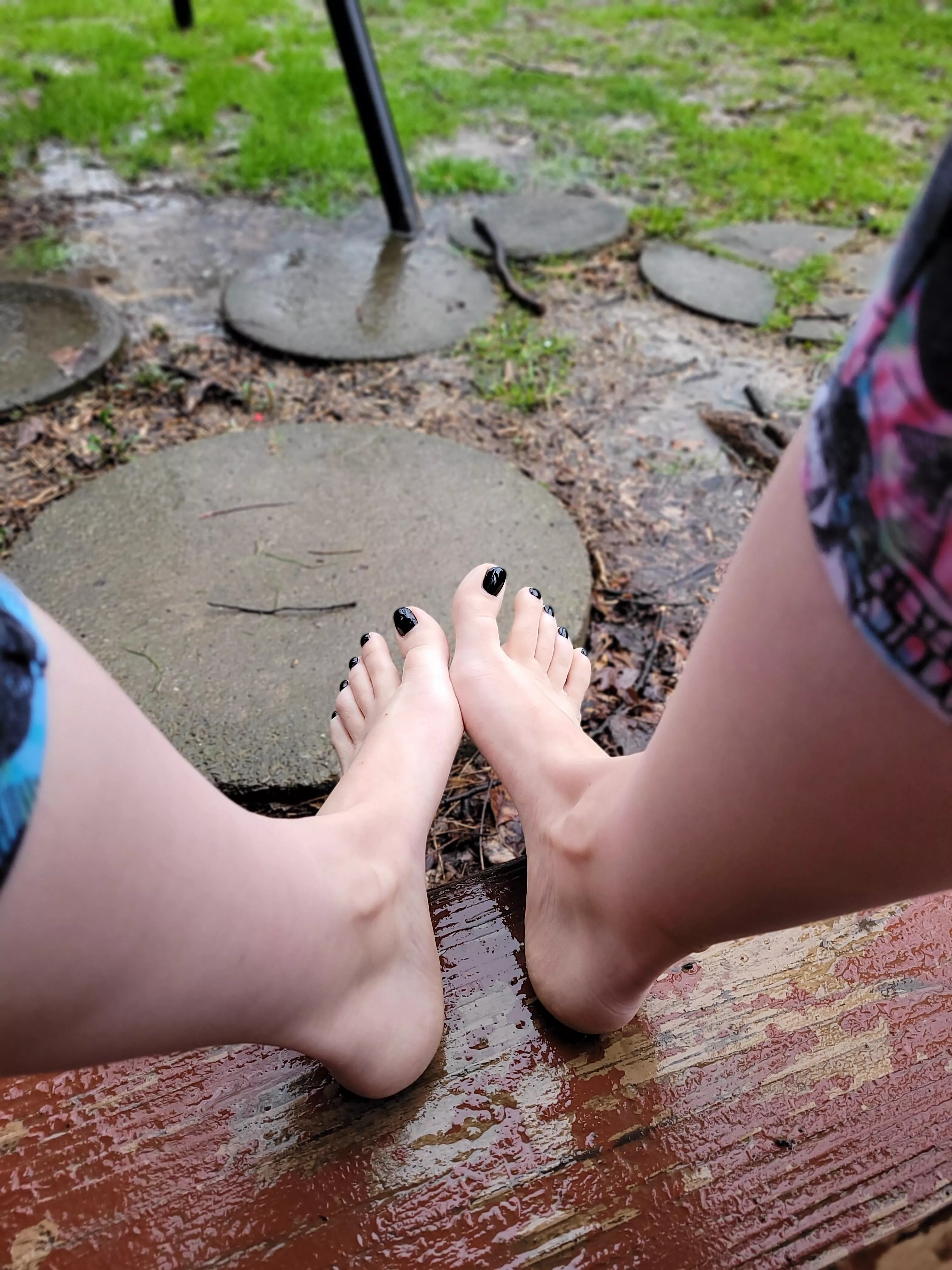 A little wet outside today