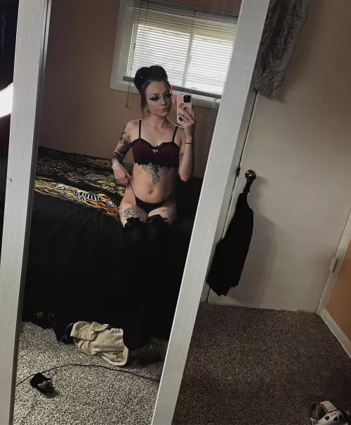 Already waiting on my bed for you 😏