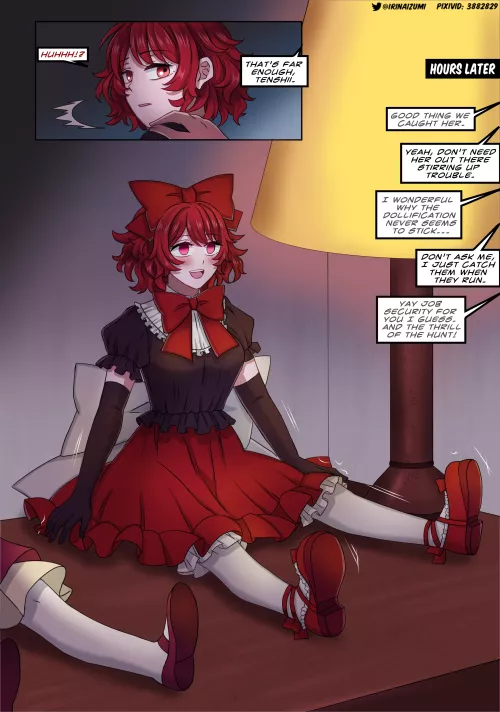 destructive goddess is constantly turned into a doll to contain her destructive power