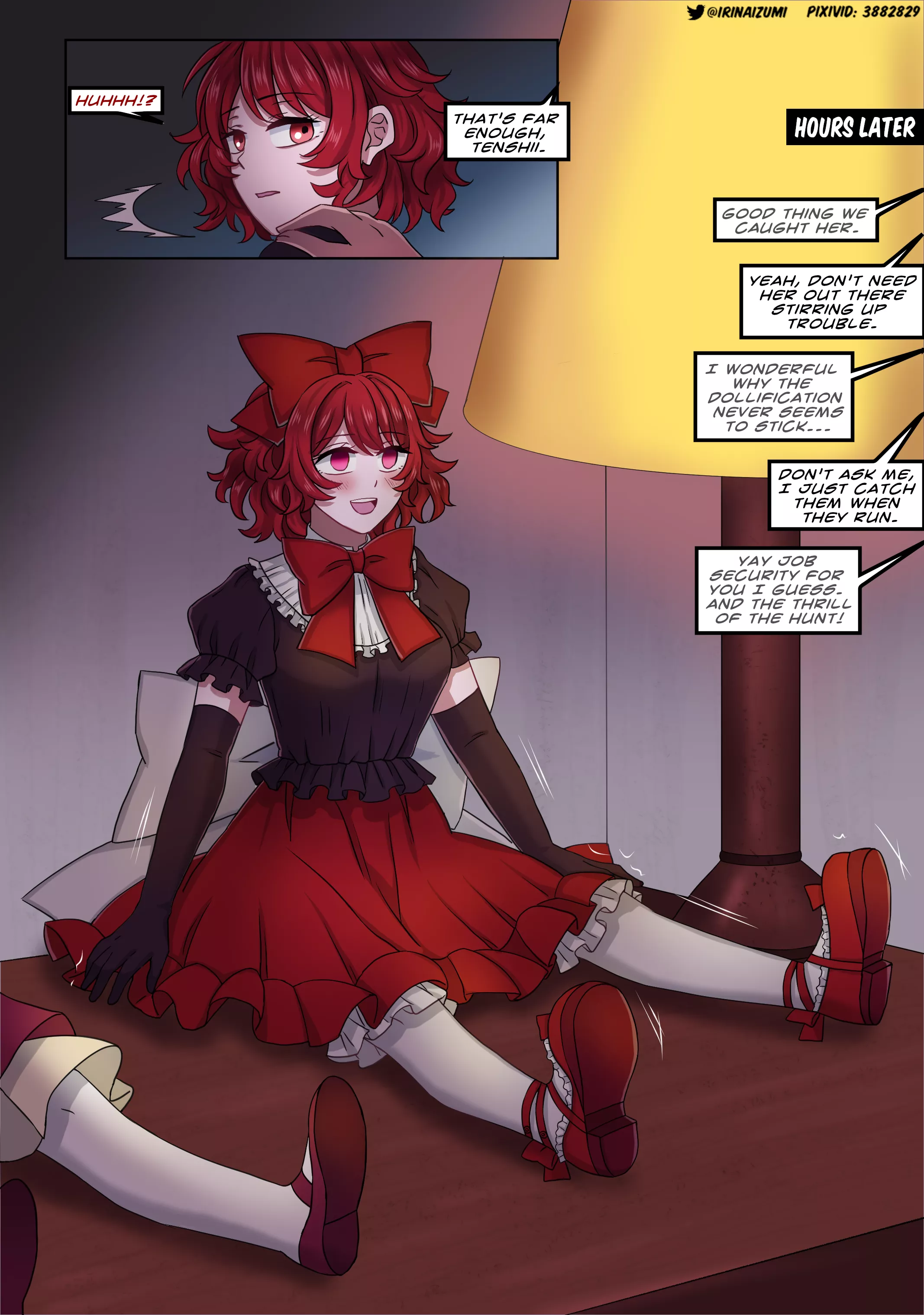 destructive goddess is constantly turned into a doll to contain her destructive power