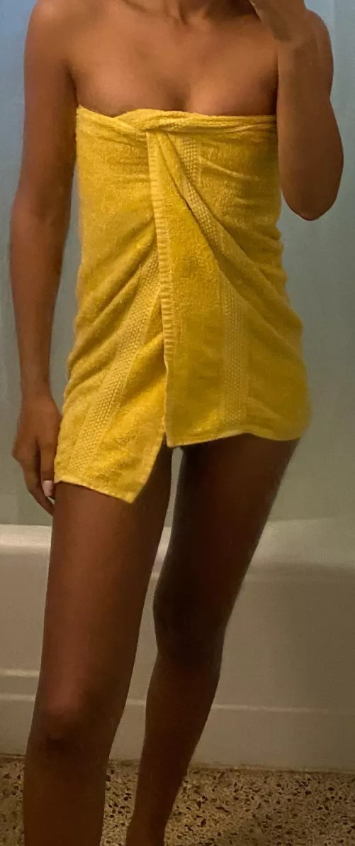 Do you think I should use a smaller towel?