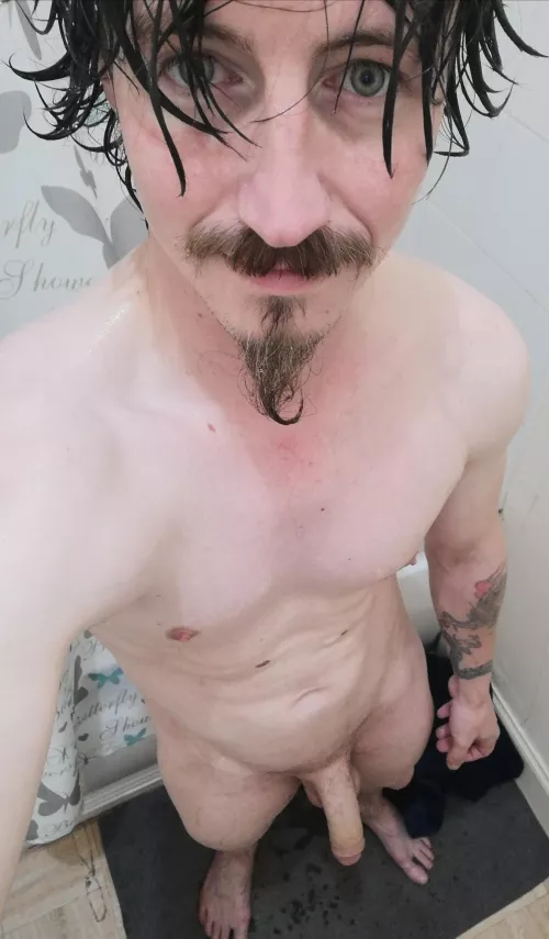 Feeling pretty good today, so have a shower nude