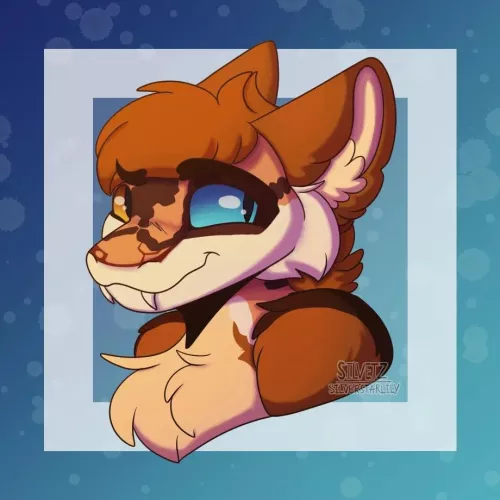 fluffy snek [art by me, silver.starlily on Instagram]