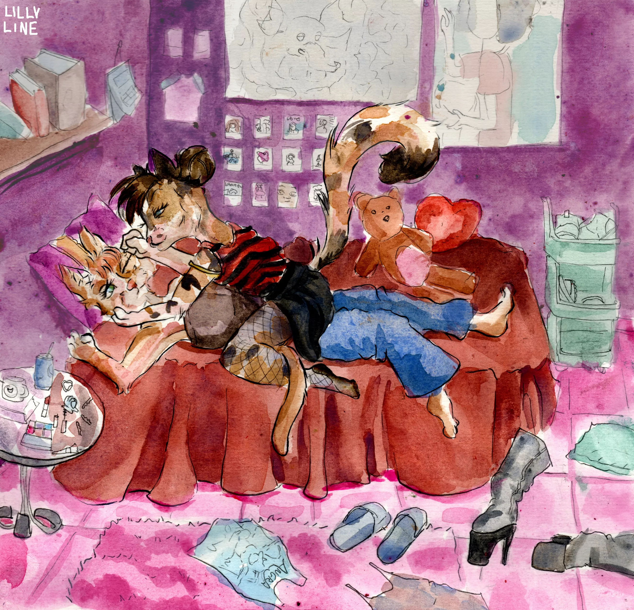 Help your girlfriend do her eyeliner [OC]