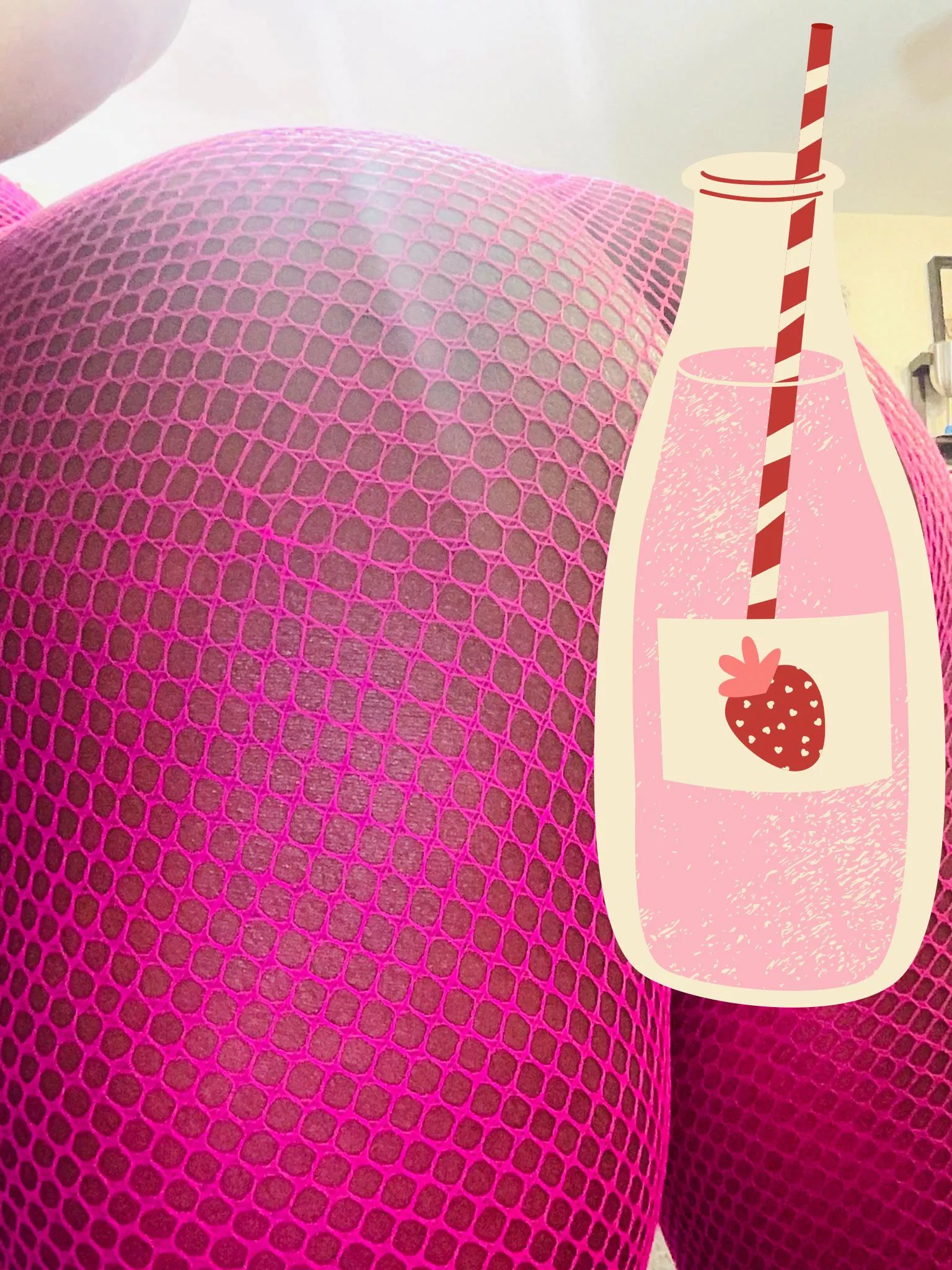 I have the chocolate and the strawberries, who have the white milk?