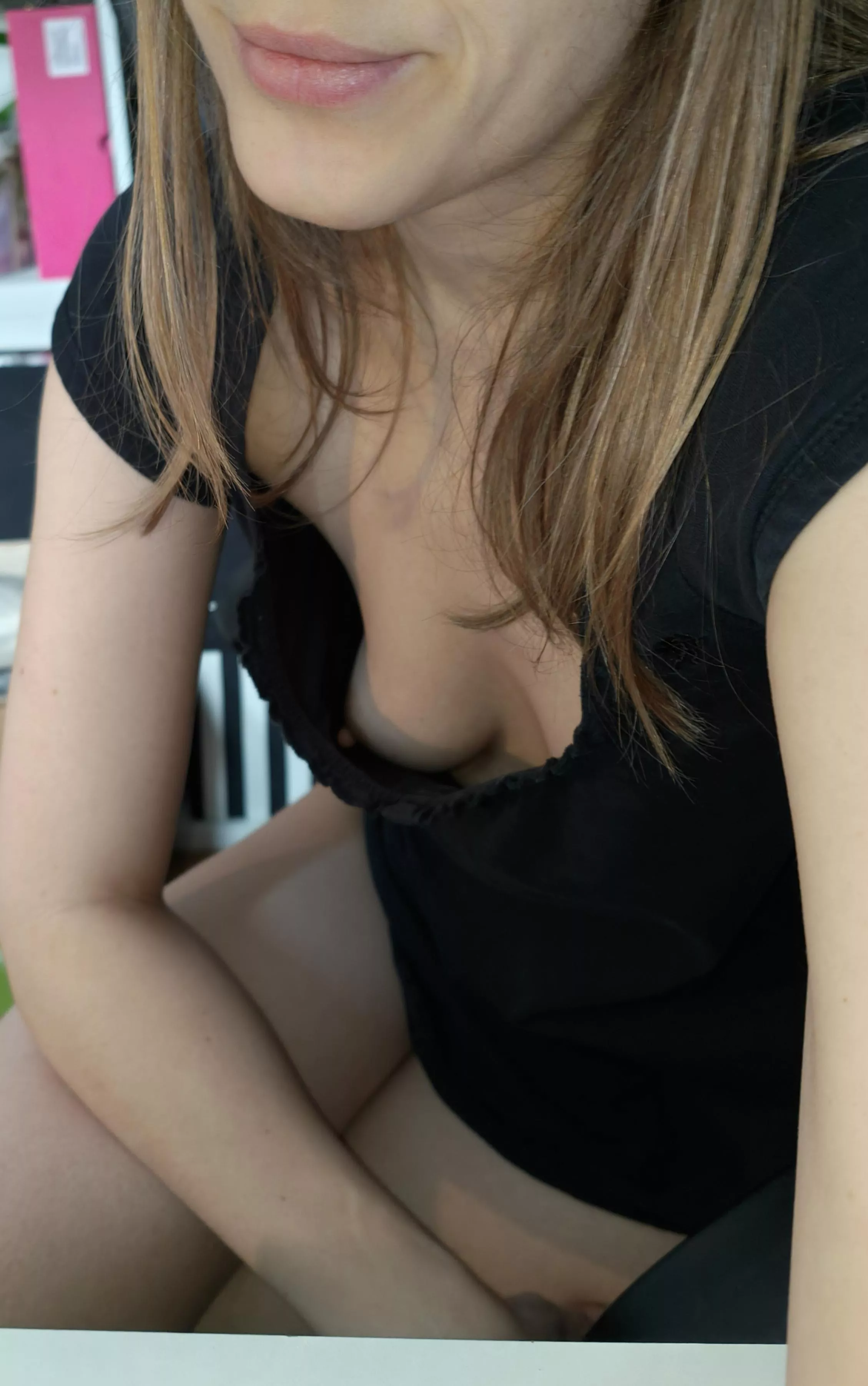 I love working from home. Happy Friday!