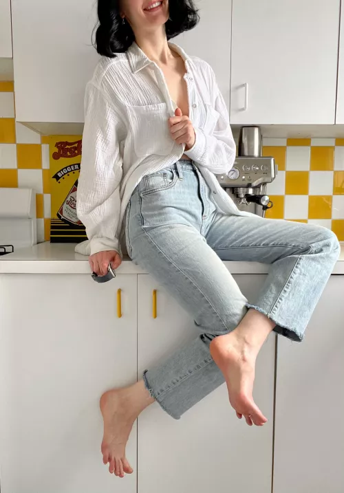 I’m just your cute neighbor, coming over to ask for a cup of sugar…