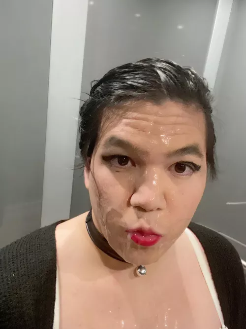 In the hotel elevator