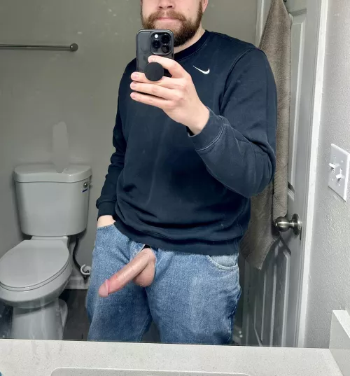 Just starting this work from home day and I am already horny.