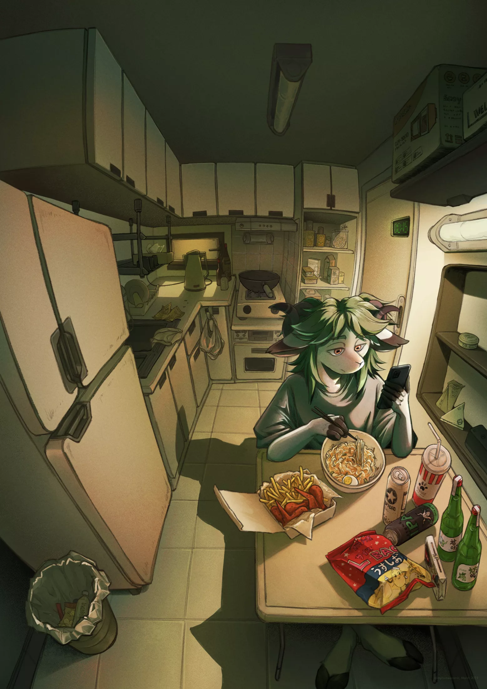 Midnight Snack [mynameiscomic]