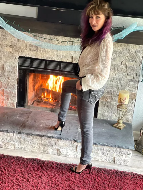 My fireplace jeans