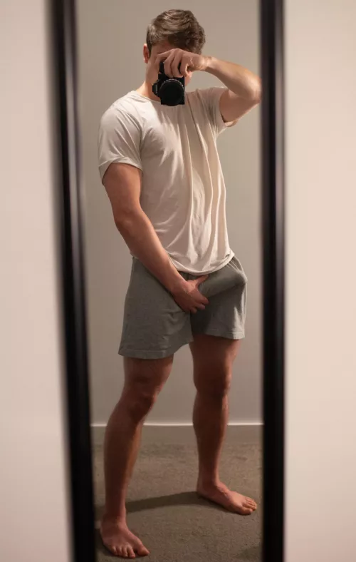 Put your face up right against it